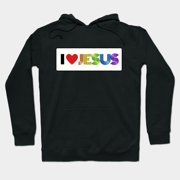 I Heart Jesus Hoodie by threadsjam